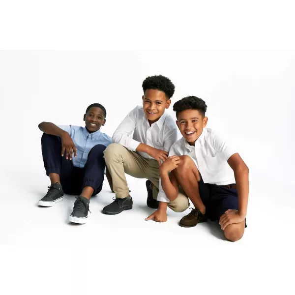 French Toast Boys' Expandable Collar Button Down Dress Shirt with Long Sleeves 