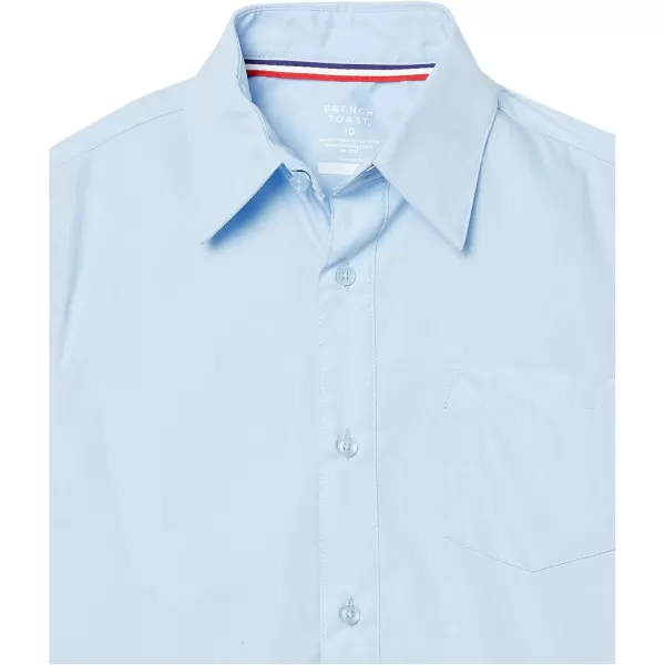 French Toast Boys' Expandable Collar Button Down Dress Shirt with Long Sleeves 