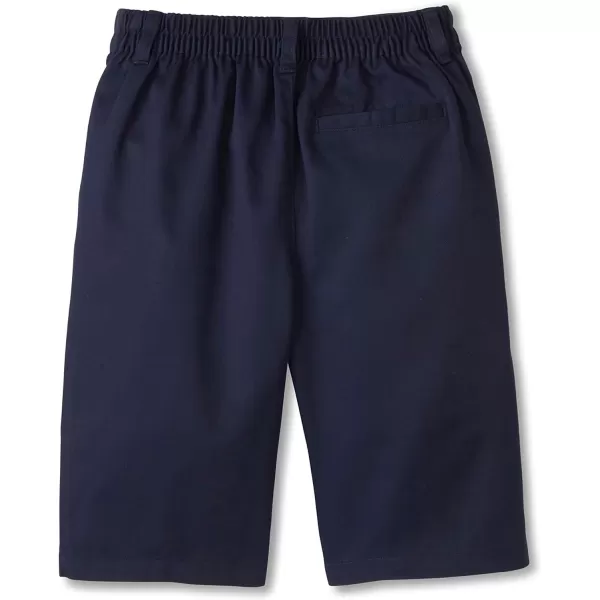 French Toast Boys' Husky Pull-on Twill Shorts School Uniform for Kids
