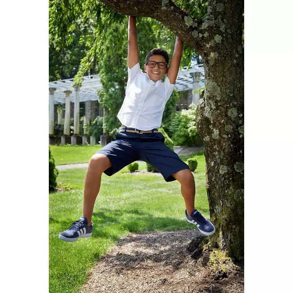 French Toast Boys' Husky Pull-on Twill Shorts School Uniform for Kids