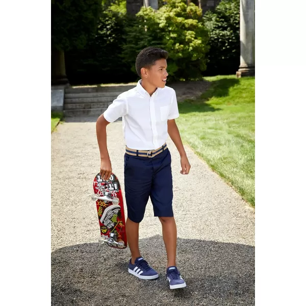 French Toast Boys' Husky Pull-on Twill Shorts School Uniform for Kids