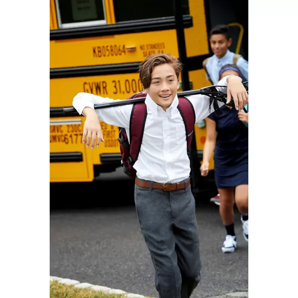 French Toast Boys' Long Sleeve Oxford Shirt 