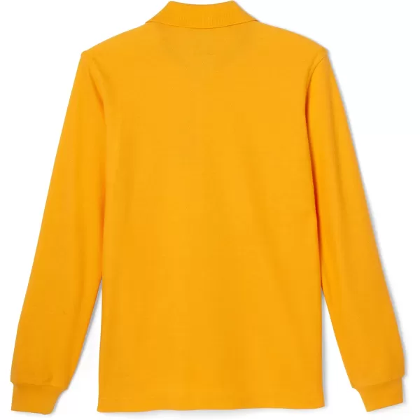 French Toast Boys' Long Sleeve Pique Polo Shirt