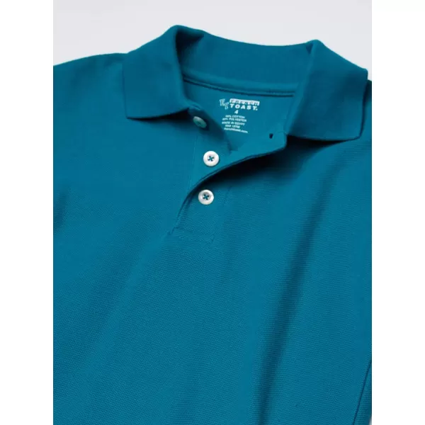 French Toast Boys' Long Sleeve Pique Polo Shirt