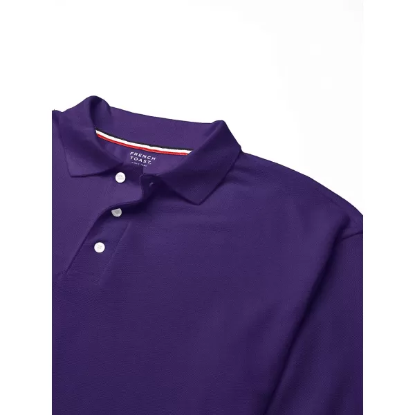 French Toast Boys' Long Sleeve Pique Polo Shirt