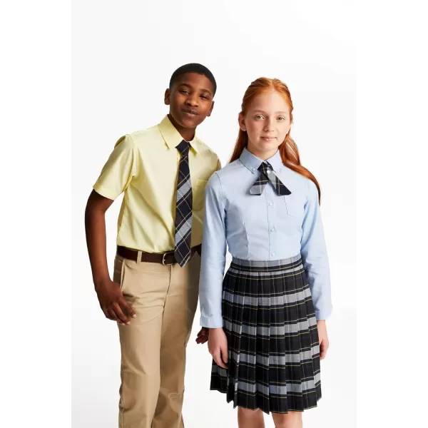 French Toast Boys' Short Sleeve Classic Poplin Dress Shirt 