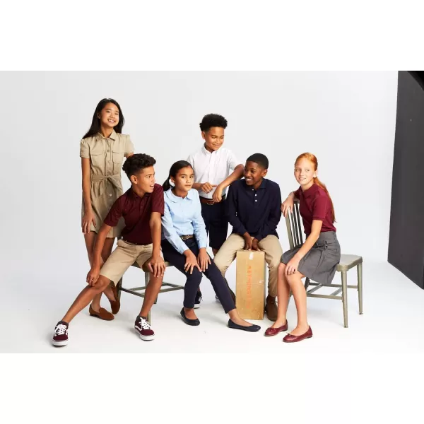 French Toast Boys' Short Sleeve Classic Poplin Dress Shirt 