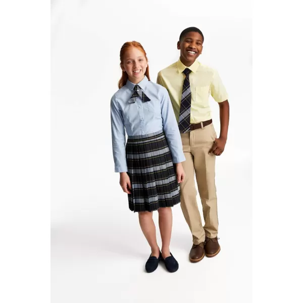 French Toast Boys' Short Sleeve Classic Poplin Dress Shirt 