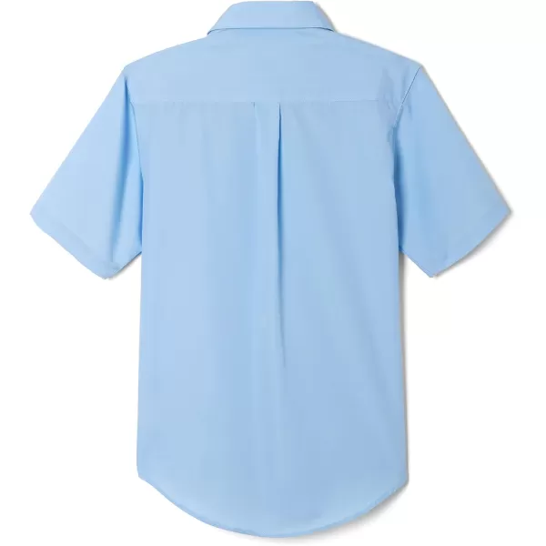 French Toast Boys' Short Sleeve Classic Poplin Dress Shirt 