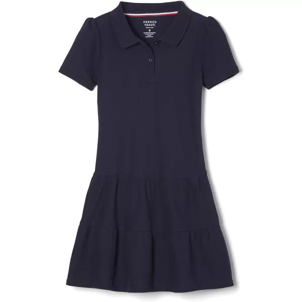 French Toast Girls' Ruffle Pique Polo Dress
