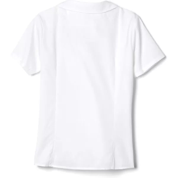 French Toast Girl's Short Sleeve Peter Pan Collar Blouse 