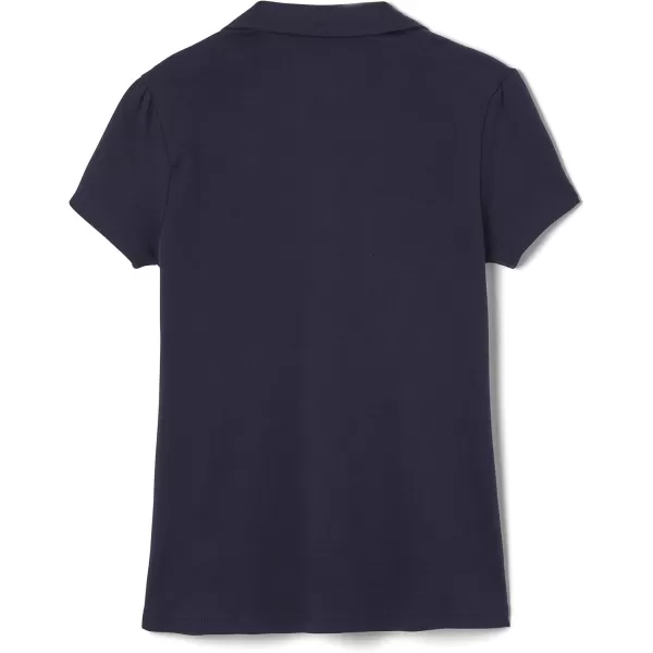 French Toast Girls' Short Sleeve Peter Pan Collar Polo