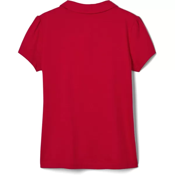 French Toast Girls' Short Sleeve Peter Pan Collar Polo