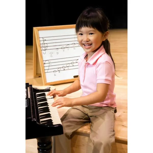 French Toast Girls' Short Sleeve Picot Collar Polo School Uniform Shirt 