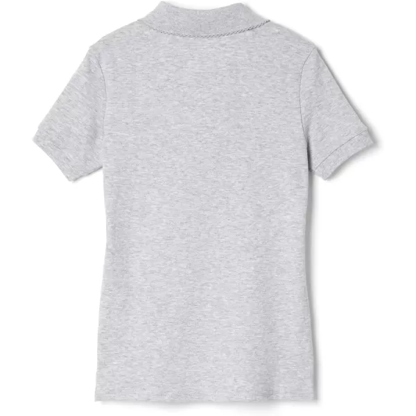 French Toast Girls' Short Sleeve Picot Collar Polo School Uniform Shirt 
