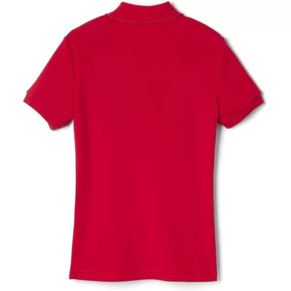 French Toast Girls' Short Sleeve Picot Collar Polo School Uniform Shirt 