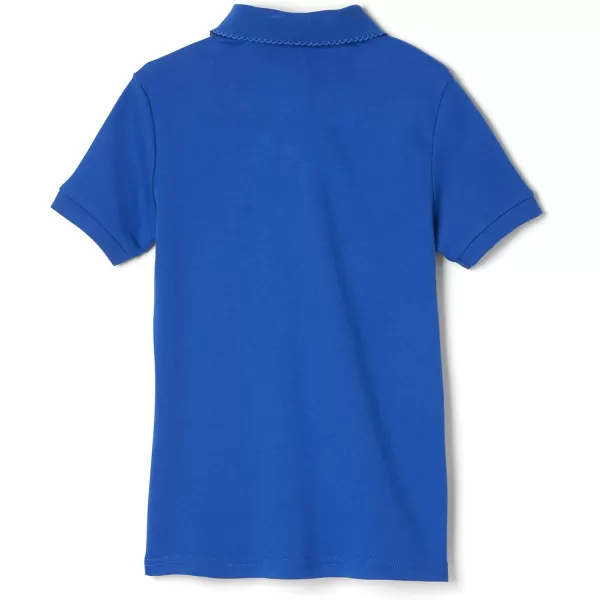French Toast Girls' Short Sleeve Picot Collar Polo School Uniform Shirt 