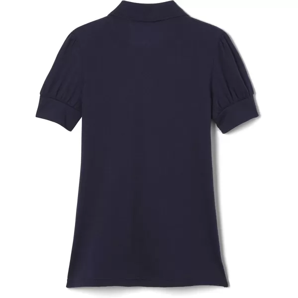 French Toast Girls' Short Sleeve Ruffle Polo