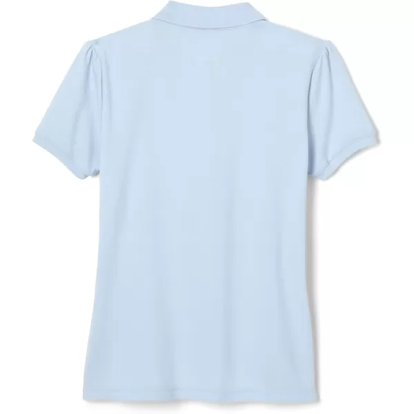 French Toast Girls' Short Sleeve Ruffle Polo