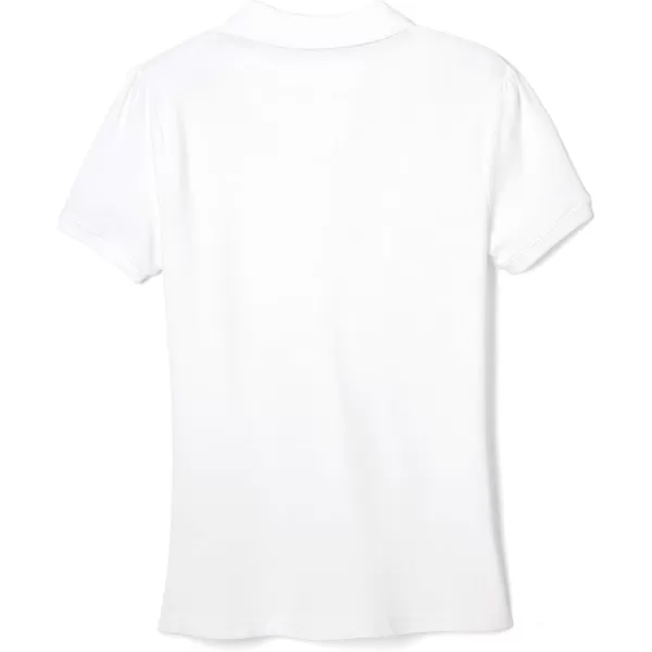 French Toast Girls' Short Sleeve Ruffle Polo