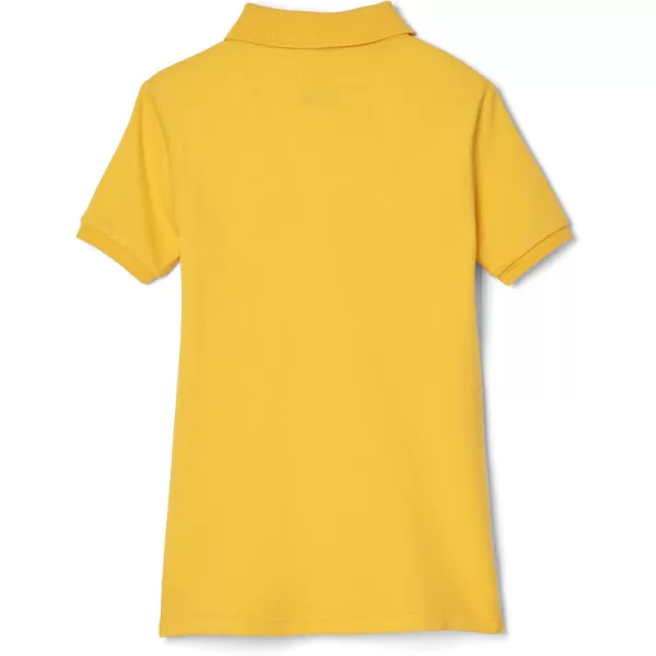 French Toast Girls' Short Sleeve Stretch Pique Polo Shirt