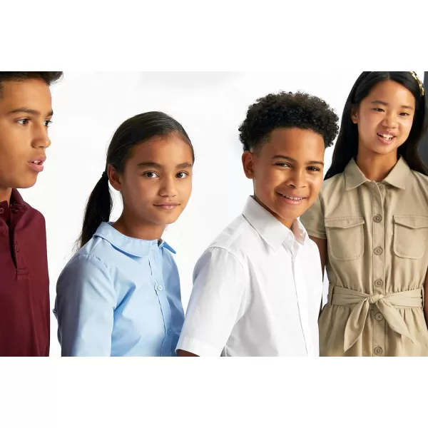 French Toast Girls' Twill Safari Shirtdress