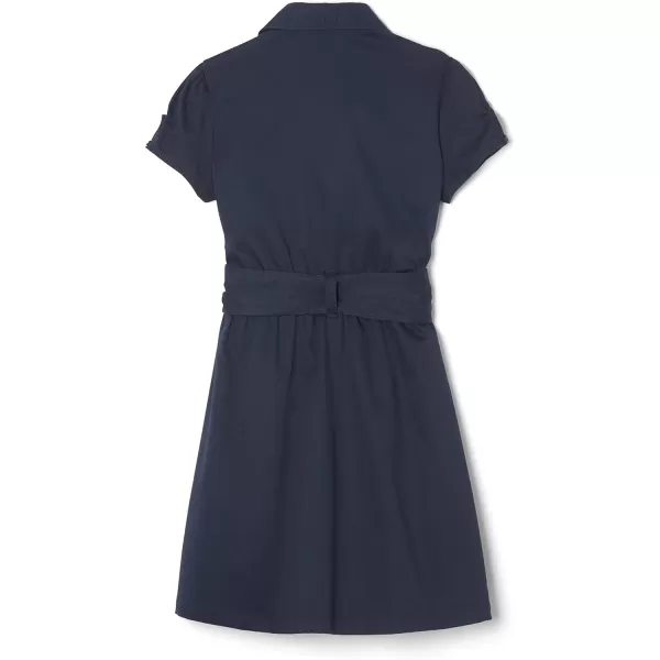French Toast Girls' Twill Safari Shirtdress