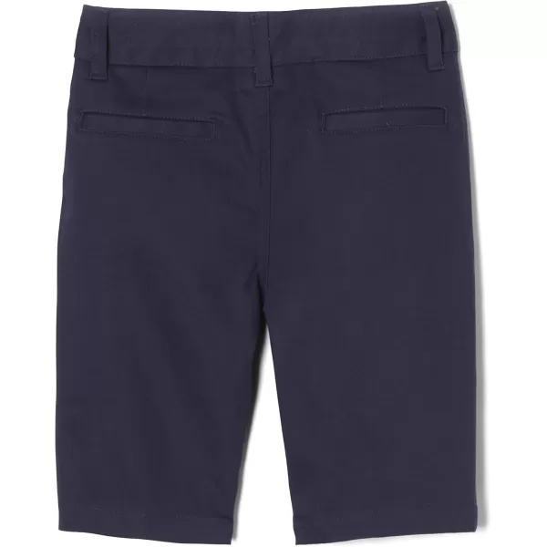 French Toast Women's Adjustable Waist Stretch Twill Bermuda Short