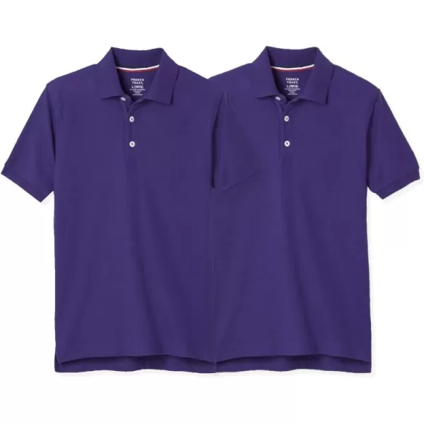 French Toast Boys' 2-Pack Short Sleeve Pique Polo Shirt