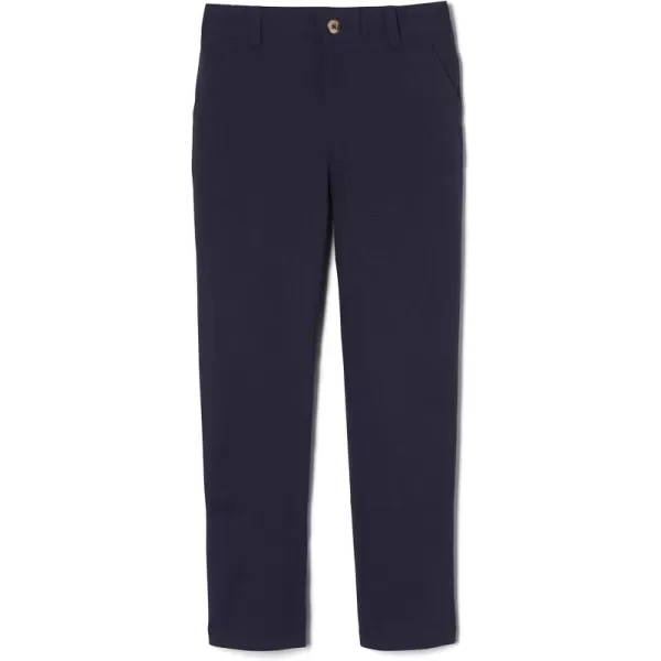 French Toast Boys' Adjustable Waist Straight Fit Stretch Twill Chino Pant