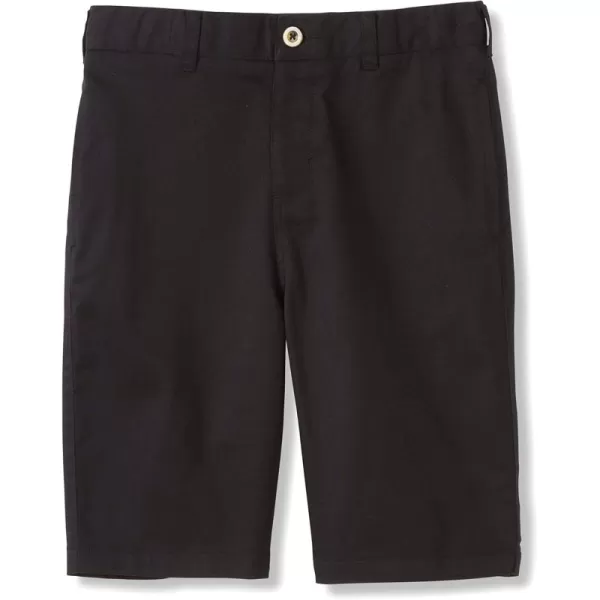 French Toast Boys' Adjustable Waist Stretch Flat Front Shorts  for School Uniform