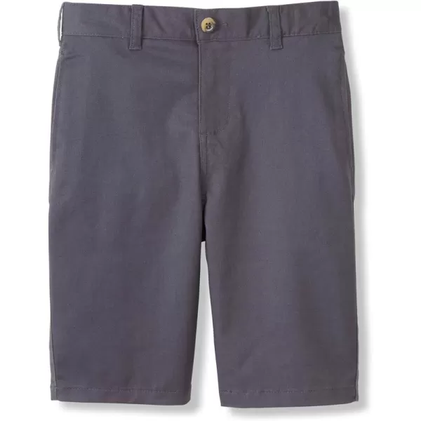 French Toast Boys' Adjustable Waist Stretch Flat Front Shorts  for School Uniform