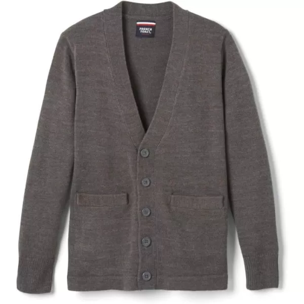 French Toast Boys' Anti-Pill V-Neck Cardigan Sweater 