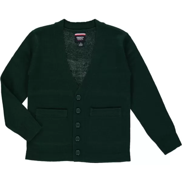 French Toast Boys' Anti-Pill V-Neck Cardigan Sweater 