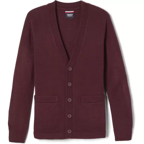 French Toast Boys' Anti-Pill V-Neck Cardigan Sweater 
