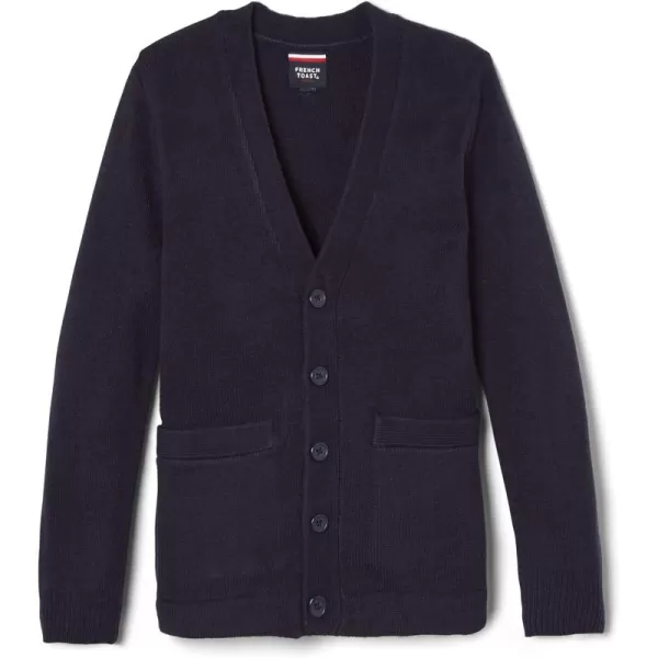 French Toast Boys' Anti-Pill V-Neck Cardigan Sweater 