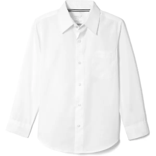French Toast Boys' Expandable Collar Button Down Dress Shirt with Long Sleeves 