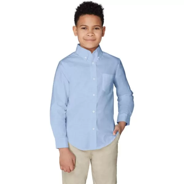 French Toast Boys' Long Sleeve Oxford Shirt 
