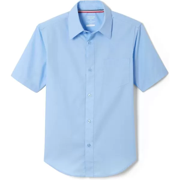 French Toast Boys' Short Sleeve Classic Poplin Dress Shirt 