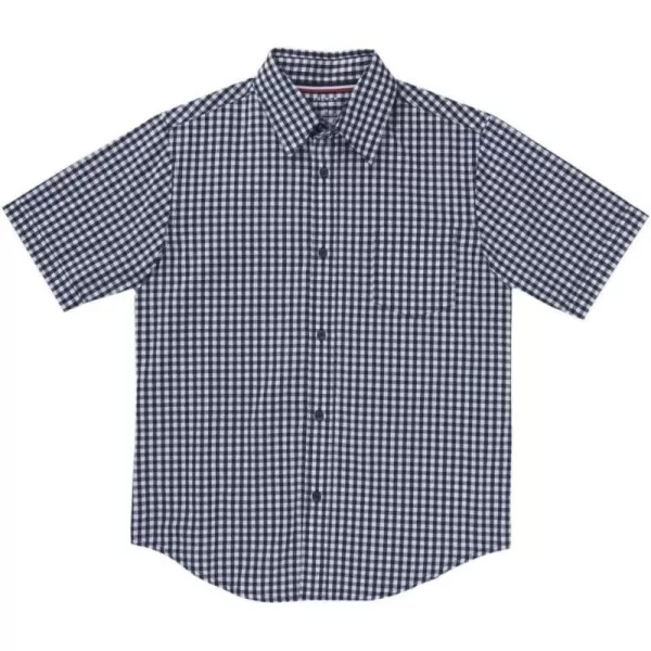 French Toast Boys' Short Sleeve Classic Poplin Dress Shirt 