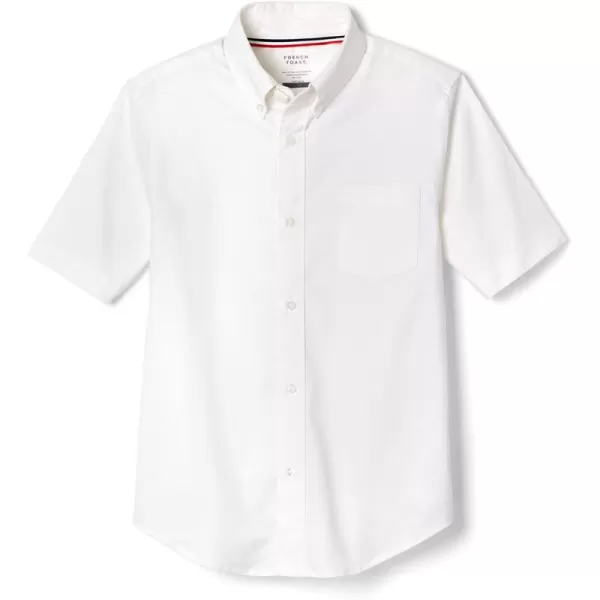 French Toast Boys' Short Sleeve Oxford Dress Shirt 