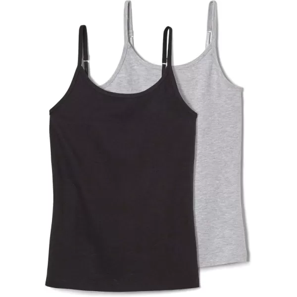 French Toast Girls' 2-Pack Basic Cami Tops