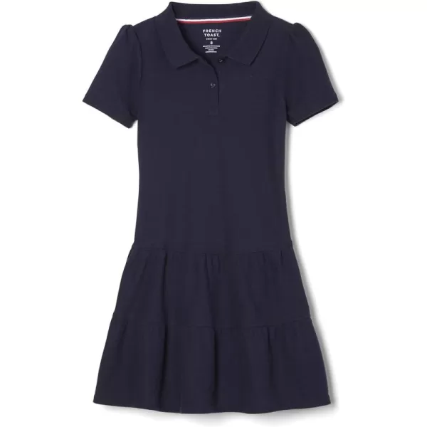French Toast Girls' Ruffle Pique Polo Dress
