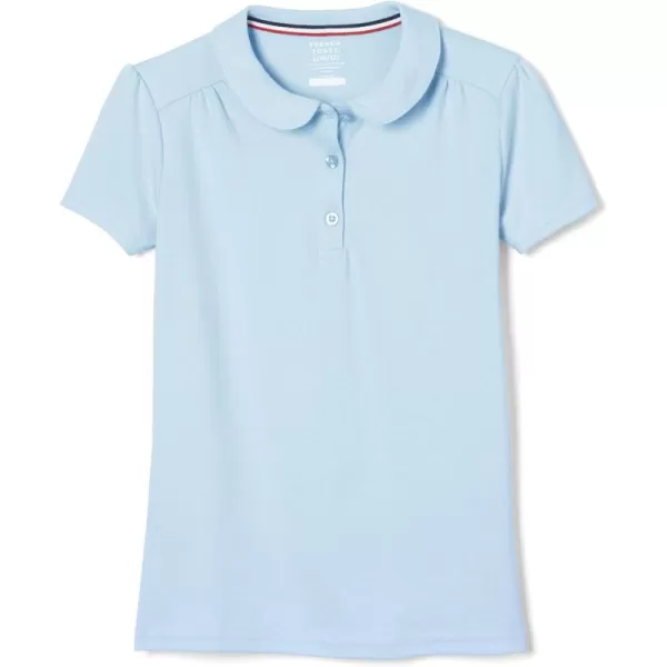 French Toast Girls' Short Sleeve Peter Pan Collar Polo