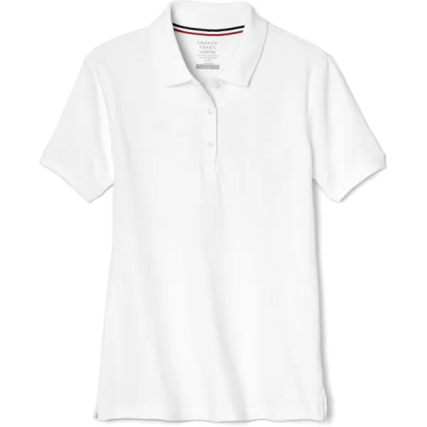 French Toast Girls' Short Sleeve Stretch Pique Polo Shirt