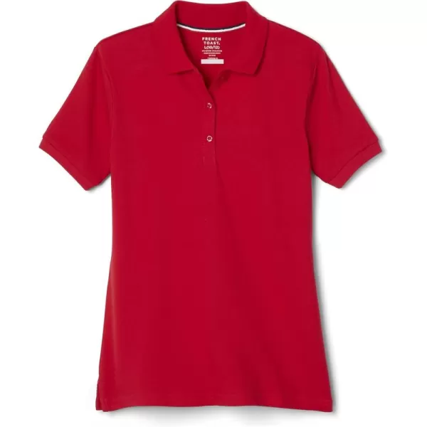 French Toast Girls' Short Sleeve Stretch Pique Polo Shirt