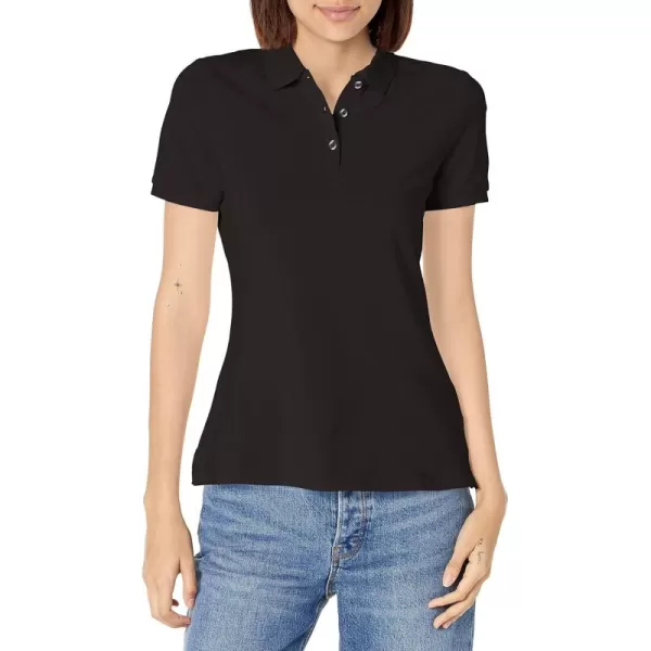 French Toast Girls' Short Sleeve Stretch Pique Polo Shirt