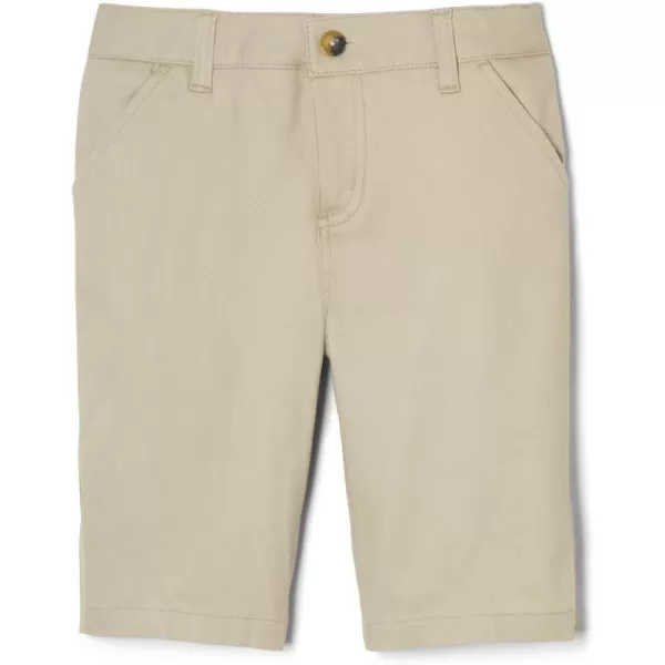 French Toast Women's Adjustable Waist Stretch Twill Bermuda Short