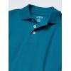 imageFrench Toast Boys Big Girls Long Sleeve Pique Polo Shirt Standard ampamp HuskyTeal