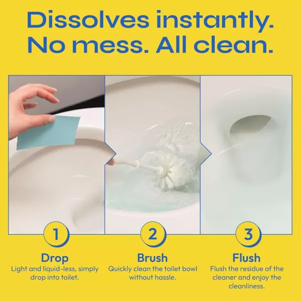 FOMIN NonToxic Toilet Bowl Cleaner Strips  135 Strips  PlasticFree Septic Safe Toilet Cleaning Strips Remove Stains ampamp Odors  The Ultimate Cleaning Solution135 Count Pack of 3